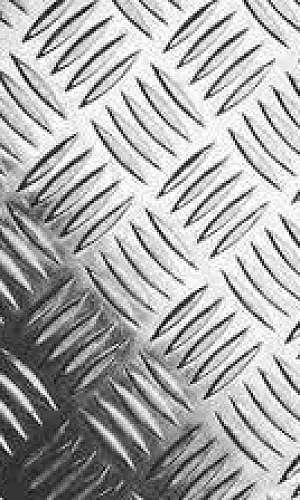 Chapa xadrez recalque de alumínio Chapa xadrez recalque de alumínio